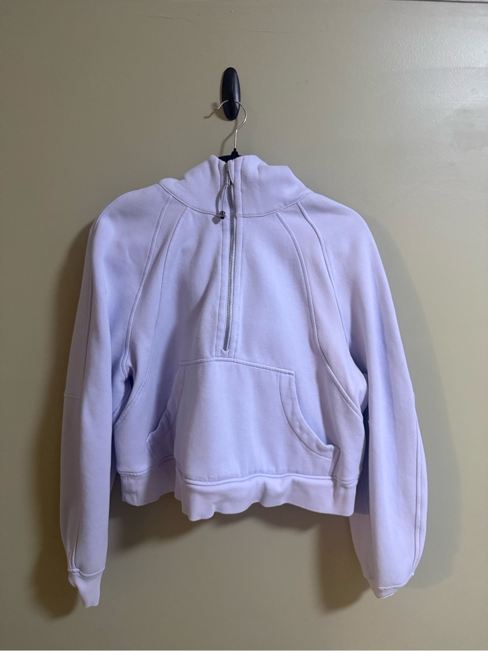lululemon athletica Lavender Half-Zip Puffer Jacket